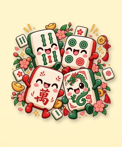 Mahjong Tile Clipart PNG, Mahjong Game Night Design, Cute Mahjong Tiles Sublimation, Mahjong Shirt PNG Digital Download